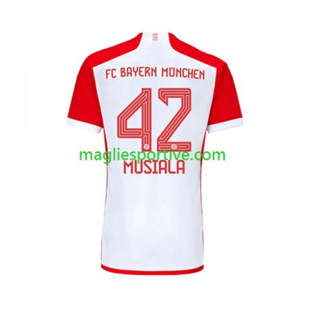 Completo Calcio Bayern Monaco Jamal Musiala 42 Divisa Prima 2023-2024